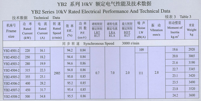 YB2系列高压隔爆型三相异步电动机10KV